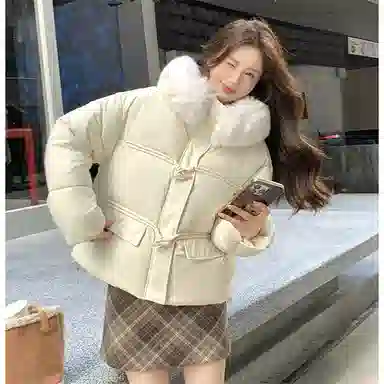 思蓓儿 短款小个子超好看时尚外套棉服 男女同款