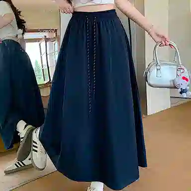 思蓓儿 温柔时尚舒适百搭纯色休闲长裙 女款