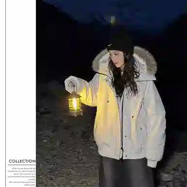 思蓓儿 时尚简约通勤棉服 女款