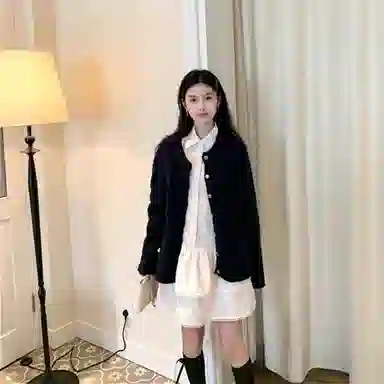 思蓓儿 小众舒适百气质长袖连衣裙 女款