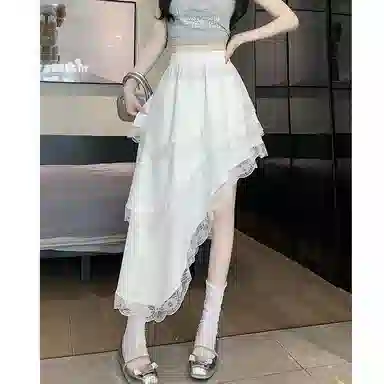 思蓓儿 时尚简约百搭纯色休闲长裙 女款