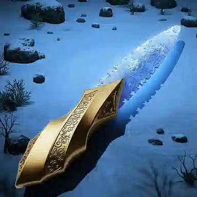 乐智由我 失落遗迹发光的小刀武器便携式 成品模型