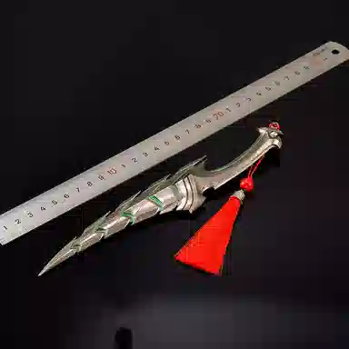 乐智由我 瓦罗兰特游戏周边武器双生獠牙全金属 成品模型