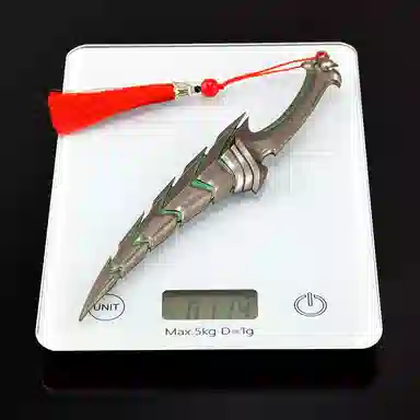 乐智由我 瓦罗兰特游戏周边武器双生獠牙全金属 成品模型