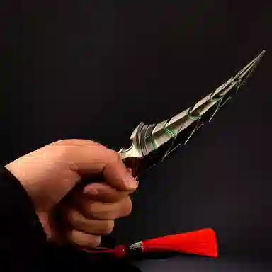 乐智由我 瓦罗兰特游戏周边武器双生獠牙全金属 成品模型