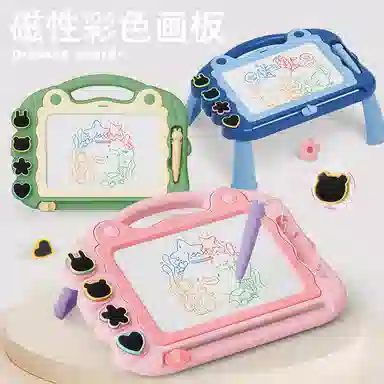 乐智由我 彩色磁性画板 涂鸦板绘画板写字板 可爱 早教益智玩具