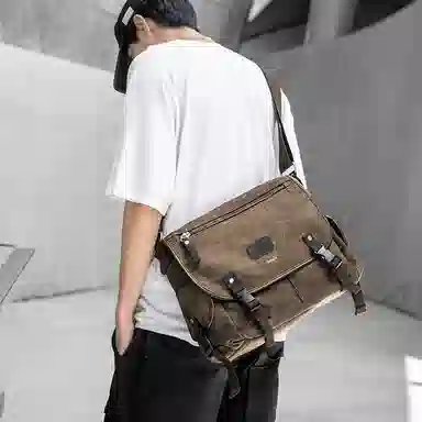 RIOREX Canvas Messenger Bag