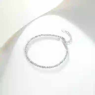 【S925银 碎碎有钱/浪漫卡片】 福韵金 六桂福&碎银子新中式国潮吸金纳福轻奢精致简约迷人名媛千金优雅百搭 银 手链 女款