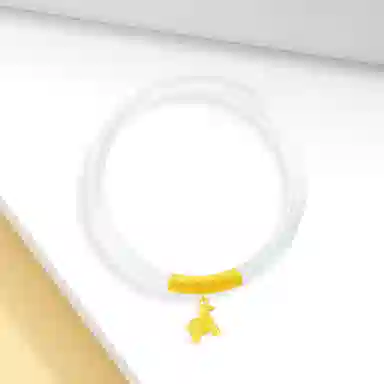 【999足金纯金 马上有钱】 福韵金 六桂福 小马金币暴富新中式国风国潮招财本命年轻奢小众简约大方高级百搭#好运 玉髓 手镯 女款