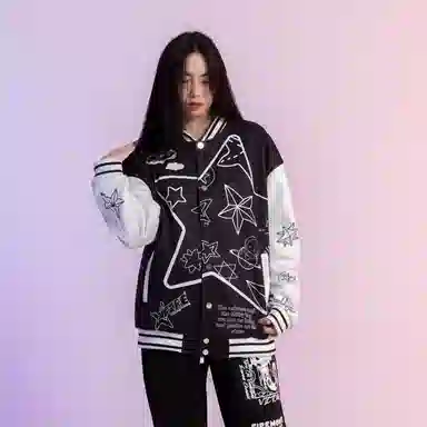 FireMonkey Astronaut Print Jacket