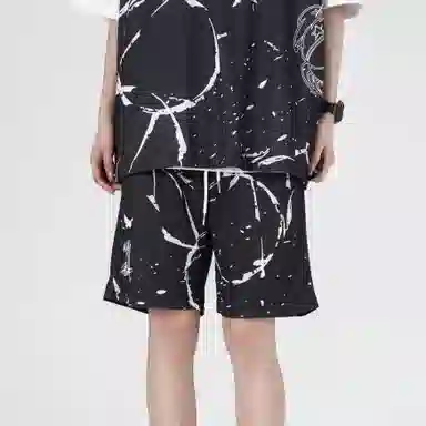 FireMonkey Retro Basketball Shorts Black