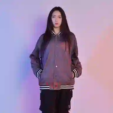 FireMonkey Baseball Jacket Grey