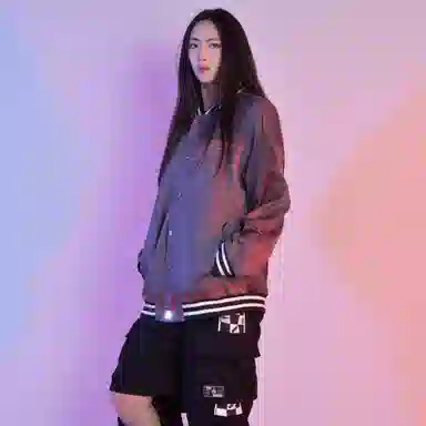 FireMonkey Baseball Jacket Grey