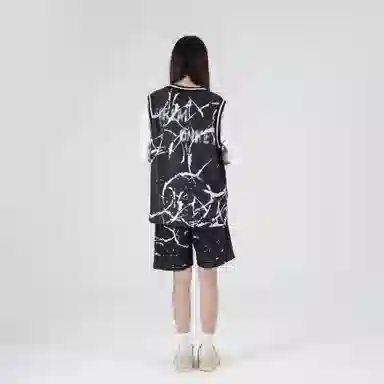 FireMonkey Retro Basketball Shorts Black