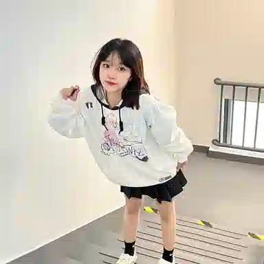 FireMonkey Fun Cartoon Ink Print Sweatshirt