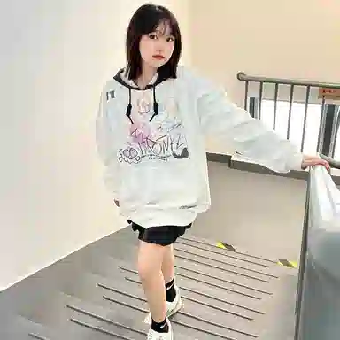 FireMonkey Fun Cartoon Ink Print Sweatshirt