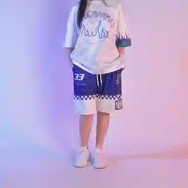 FireMonkey Racing Print Basketball Shorts