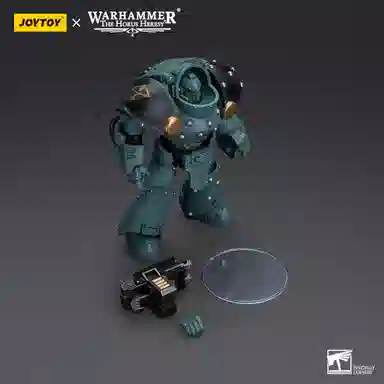 暗源 荷鲁斯之子 冥府型终结者小队 配备复合爆矢枪和链锯拳的终结者 成品模型