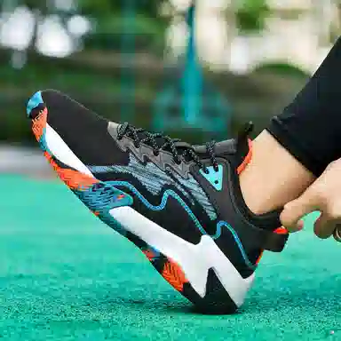 BIANSULONG High-Top Basketball Shoes Black White