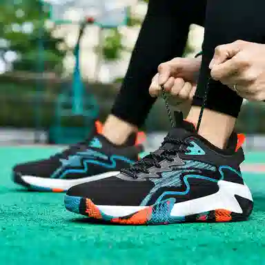 BIANSULONG High-Top Basketball Shoes Black White