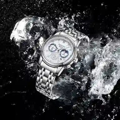 Dickies Urban Outdoor Watch Quartz Steel Strap White Dial Multifunction