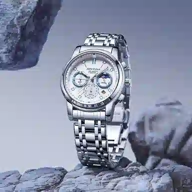 Dickies Urban Outdoor Watch Quartz Steel Strap White Dial Multifunction