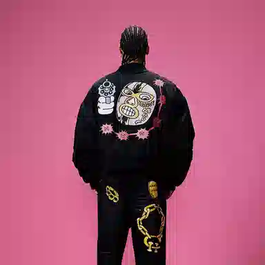 Candymade haus x CoupleHunnid Embroidered Flight Jacket