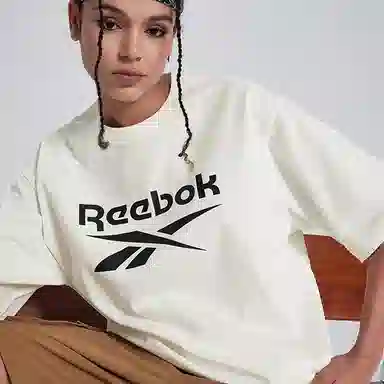 Reebok Logo Print T-Shirt White