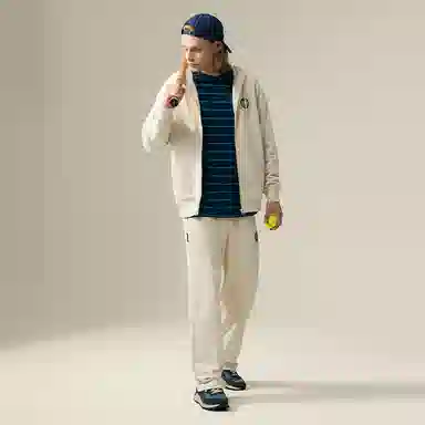 Reebok Hooded Zip Jacket Beige