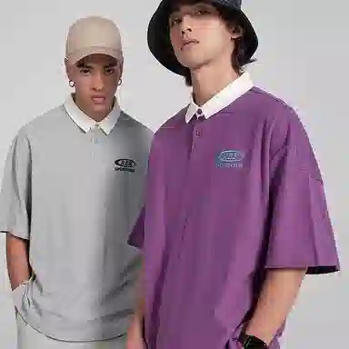 Reebok Polo Shirt Purple