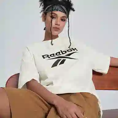 Reebok Logo Print T-Shirt White