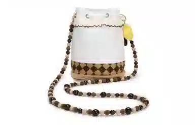 DIOR 811 Bear Coffee Shop Bucket Bag