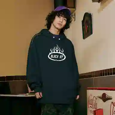 BLACK AT oversize