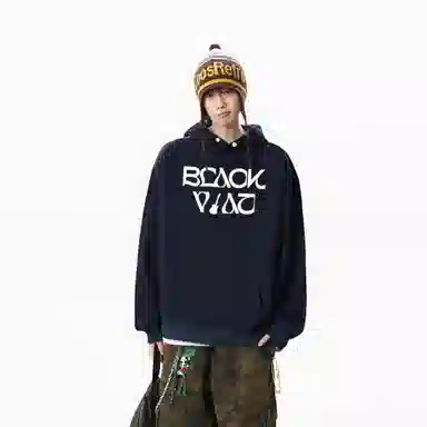 BLACK AT LOGO