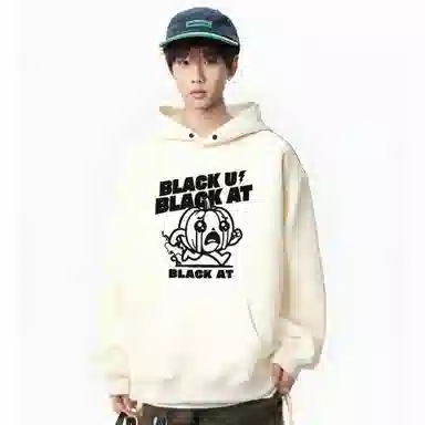 BLACK AT LOGO