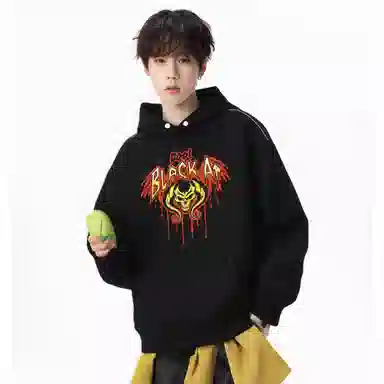 BLACK AT LOGO