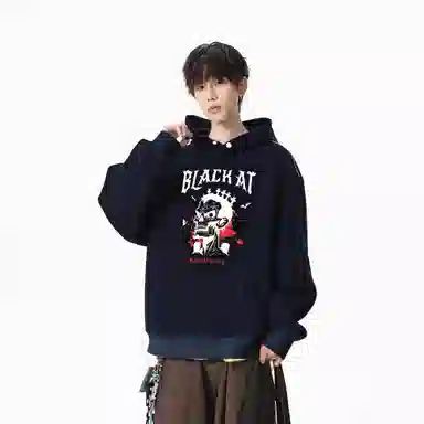 BLACK AT LOGO
