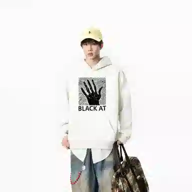 BLACK AT LOGO