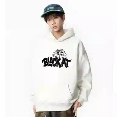 BLACK AT LOGO