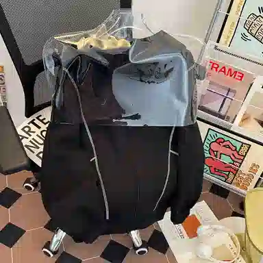 BLACK AT LOGO