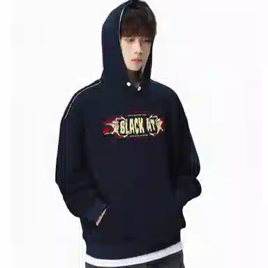 BLACK AT LOGO