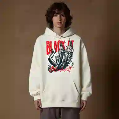 BLACK AT oversize