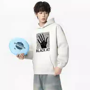 BLACK AT LOGO