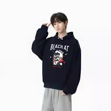 BLACK AT LOGO