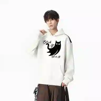 BLACK AT LOGO