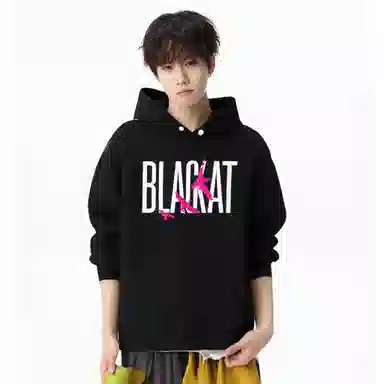 BLACK AT LOGO
