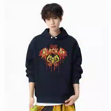 BLACK AT LOGO