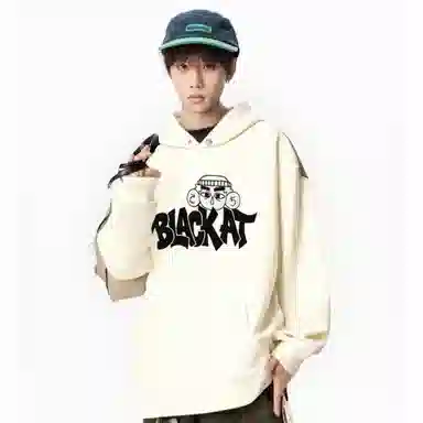 BLACK AT LOGO