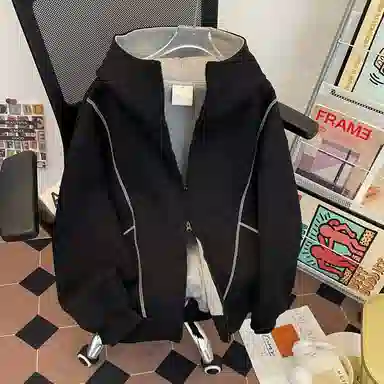 BLACK AT LOGO