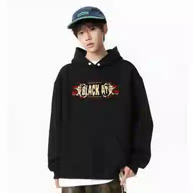 BLACK AT LOGO